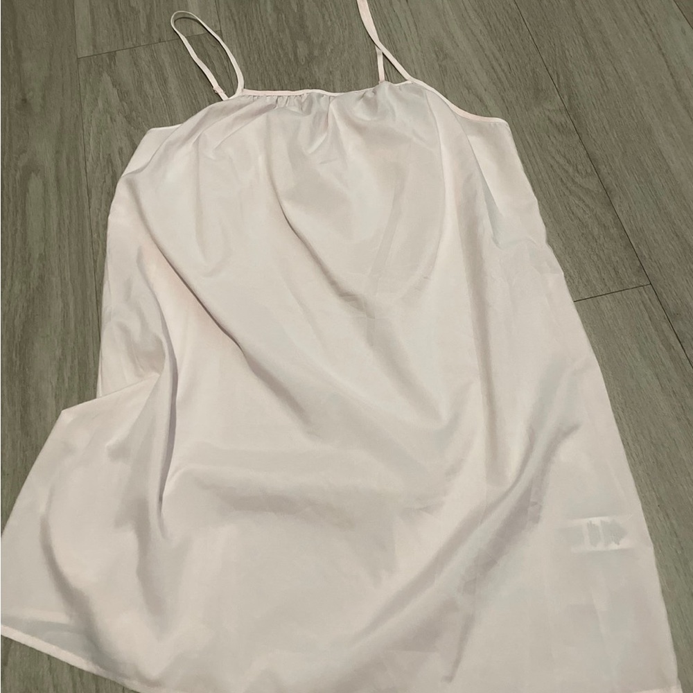Wayf Pink Spaghetti Strap Dress